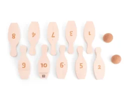 Juego de Bolos de Madera