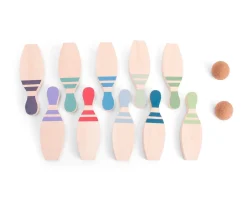 Juego de Bolos de Madera