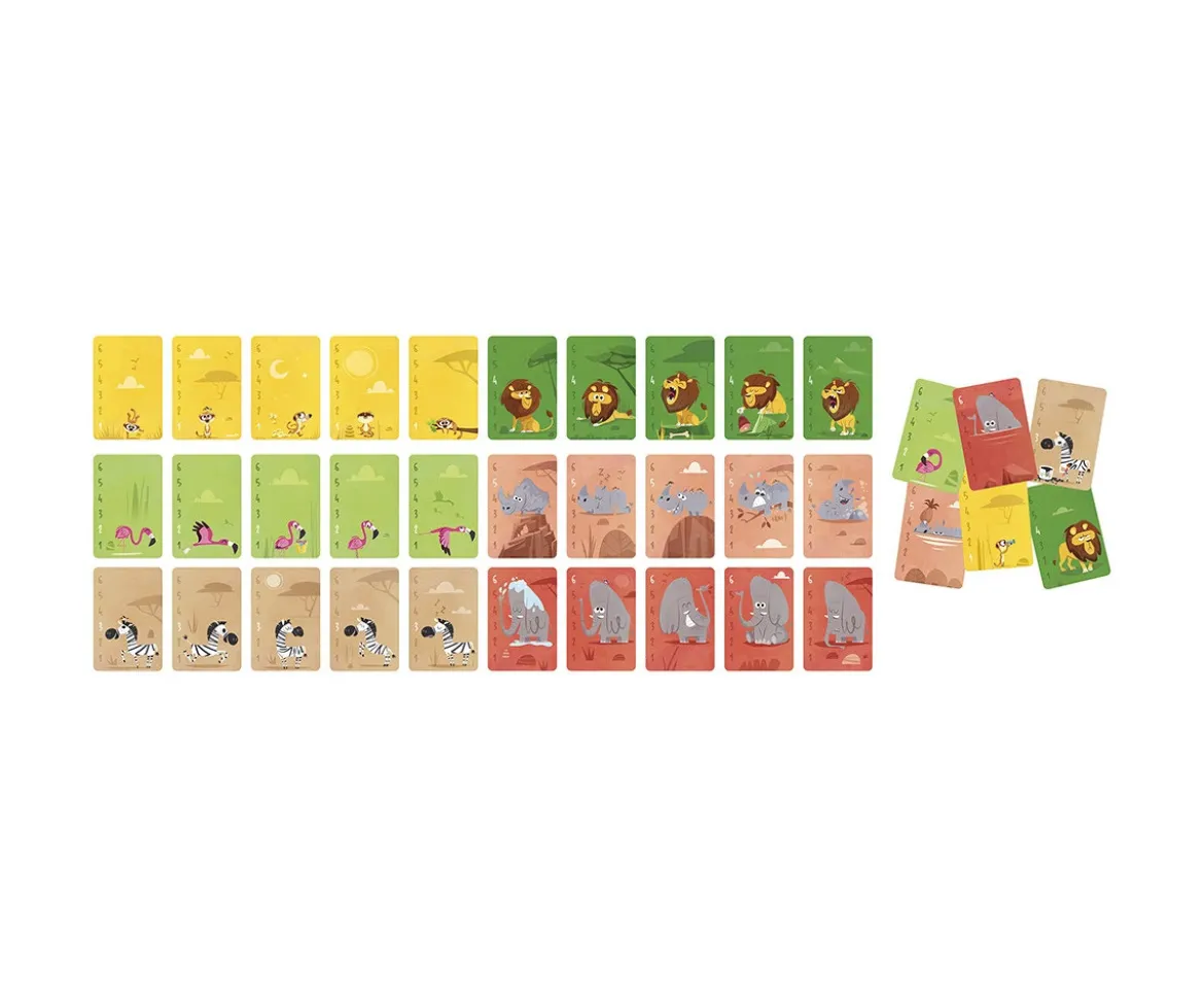 Juego de Cartas Animales de la Sabana