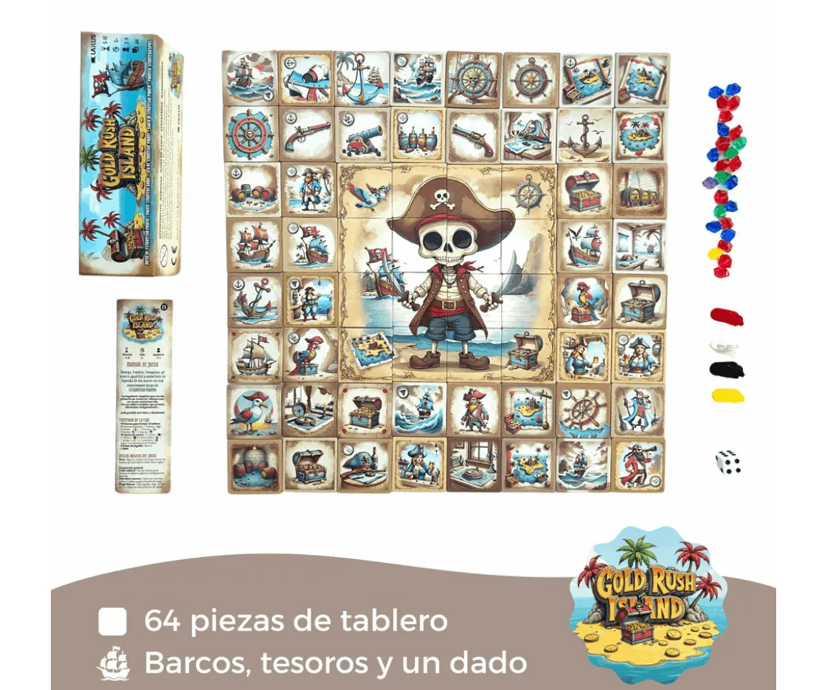Juego de Mesa Gold Rush Island