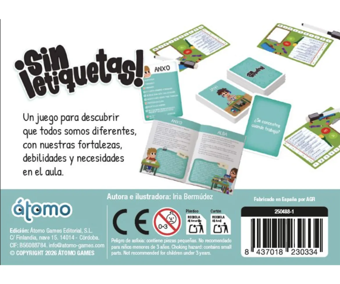 Juego de Mesa ¡Sin etiquetas!