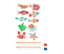 Juego de Pesca Magnético Madera