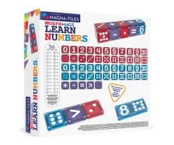 Juego Magnético MicroMAGS Learn Numbers 56 piezas