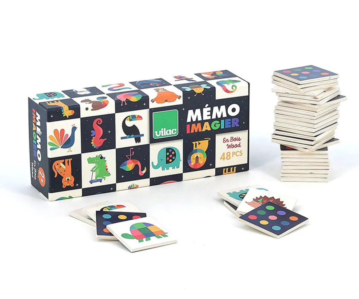 Juego Memo Animales 48 Piezas