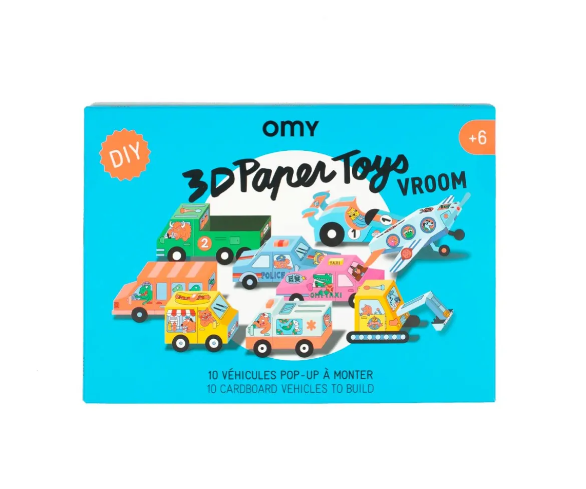 Juguetes de Papel 3D Vroom