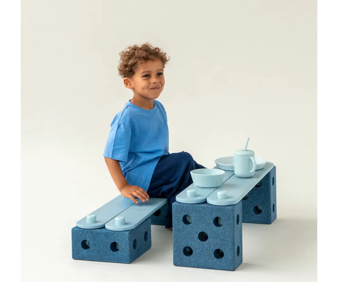 Kit Construcción Balance Track Deep Blue/Sky Blue
