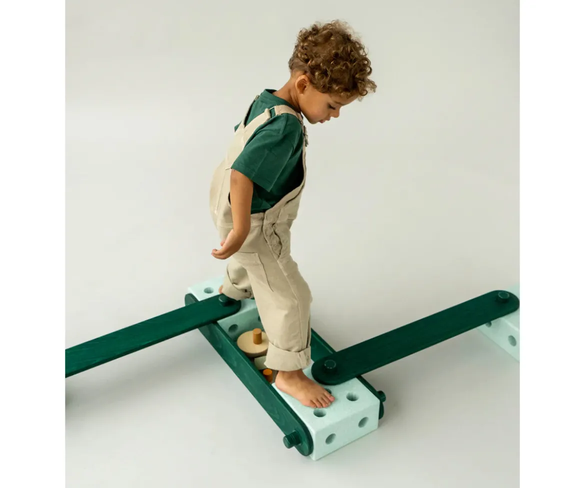 Kit Construcción Balance Track Ocean Mint/Forest Green