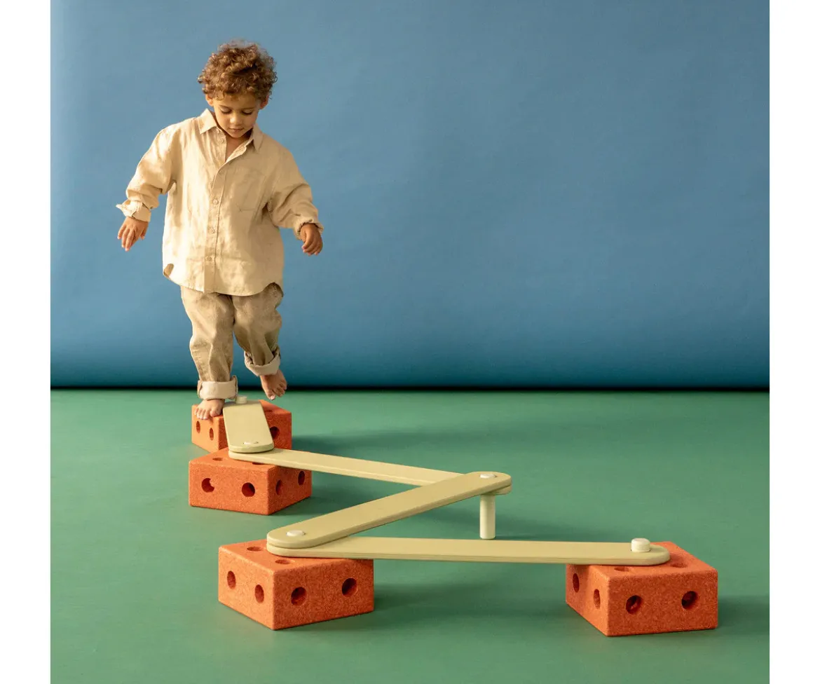 Kit Construcción Balance Track Orange/Dusty Green