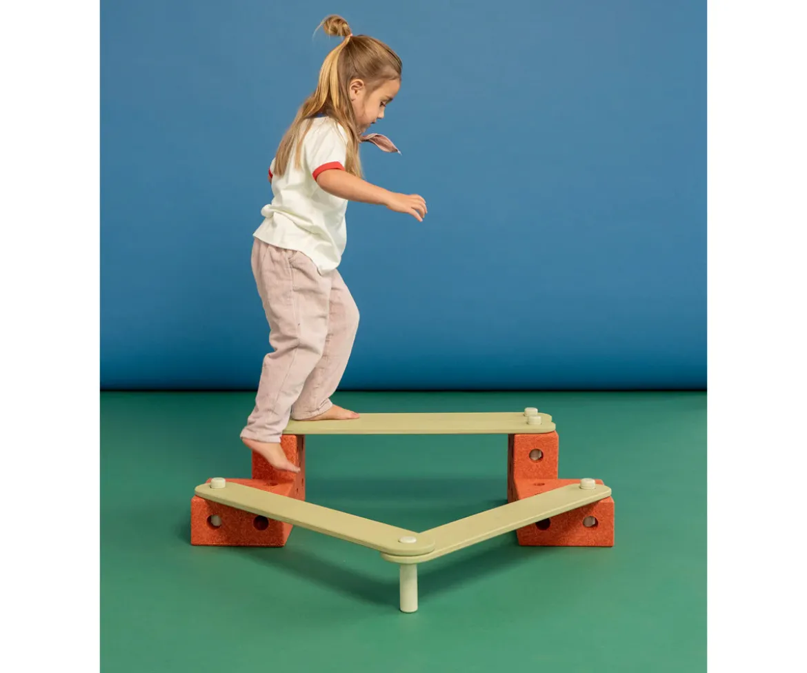 Kit Construcción Balance Track Orange/Dusty Green