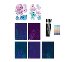 Kit Creativo Artissimo Océano Mágico con Rotuladores Metalizados