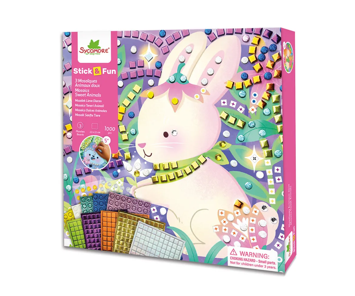 Kit Creativo Sick'N Fun Mosaicos Animales Adorables