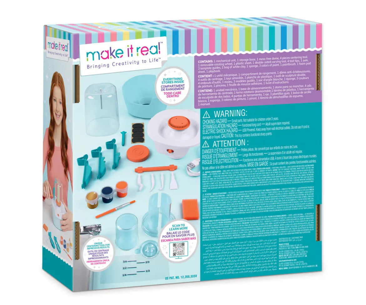 Kit de Cerámica con Torno Mini Pottery Studio