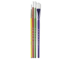 Kit de 4 Pinceles Sintéticos