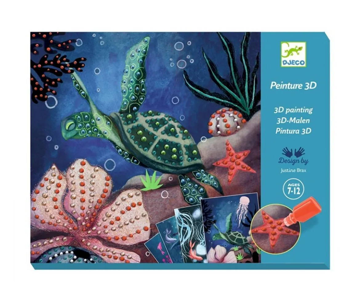 Kit Pintura 3D Mundo Submarino