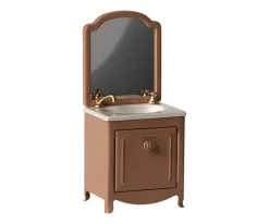 Lavabo Aparador con Espejo para Ratón Dark Powder