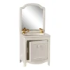 Lavabo Aparador con Espejo para Ratón Off White