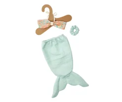 Les P'tits Déguiz Conjunto Sirena Aquarius Turquesa Aqua Aquarius
