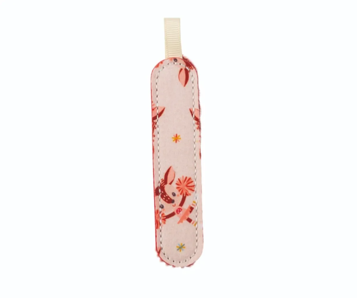 Letra Tela Reversible Fosforescente I Rosa