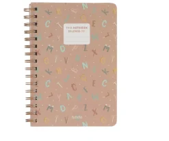 Libreta Escolar Funny Letters