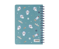 Libreta Escolar Pandas in Space