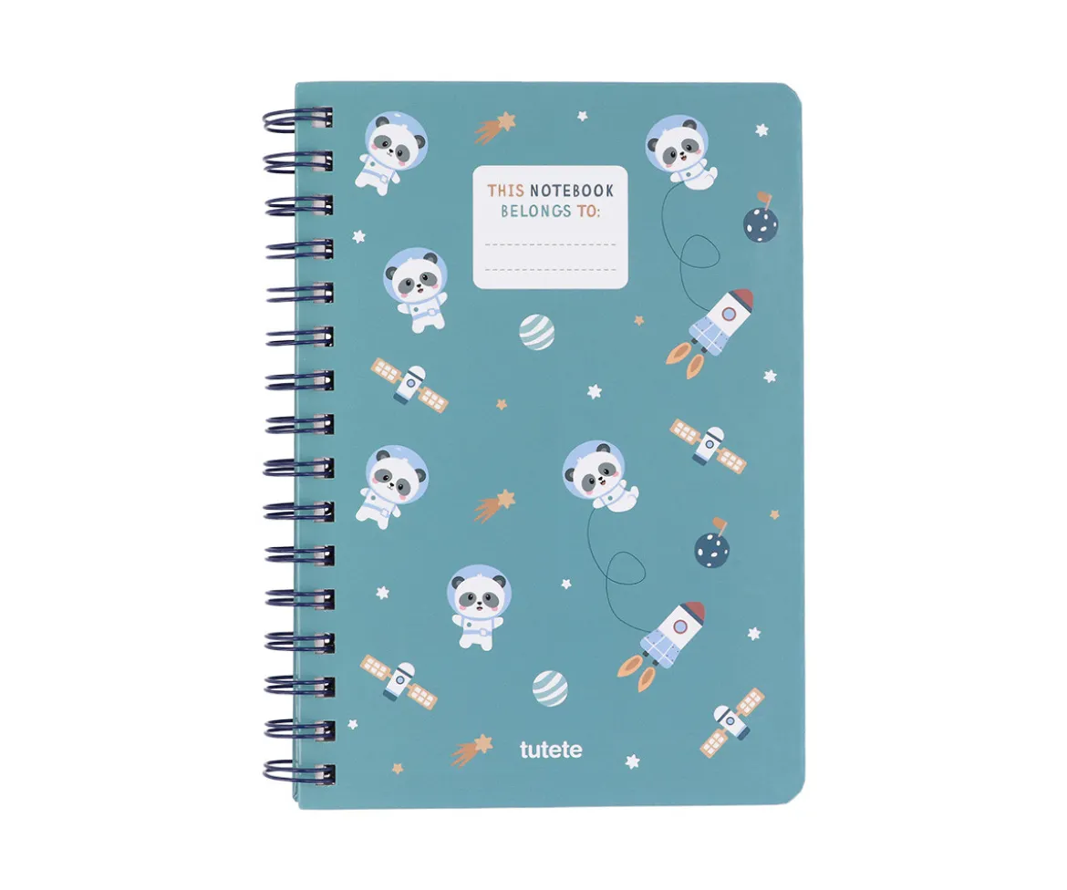 Libreta Escolar Pandas in Space