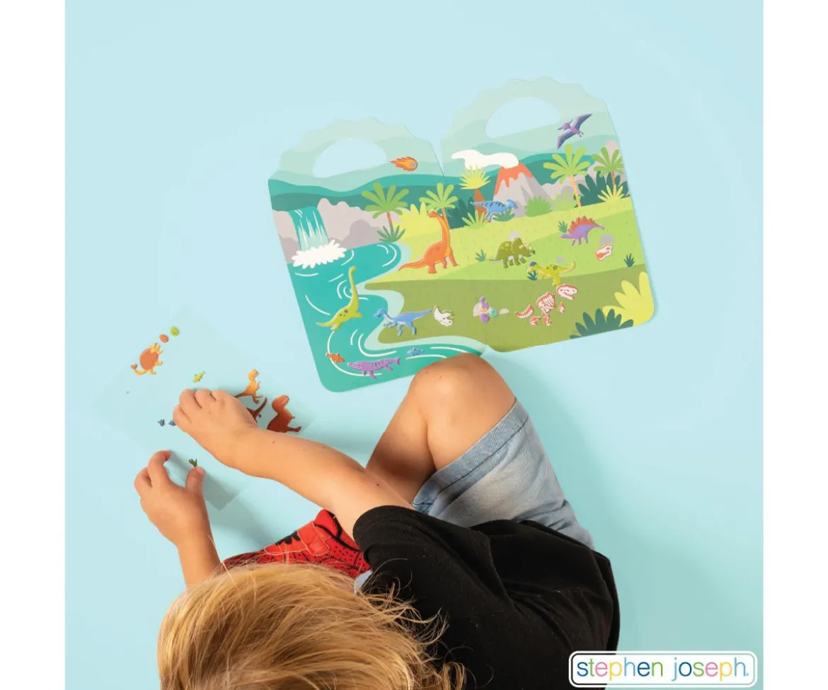 Libro de Pegatinas de Gel Reutilizables Tiburón