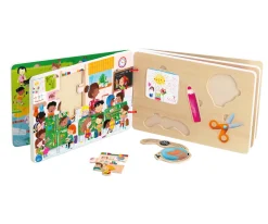 Libro de Puzzles de Madera Les Activités