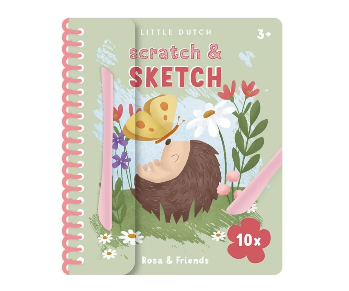 Libro de Rascar Rosa & Friends