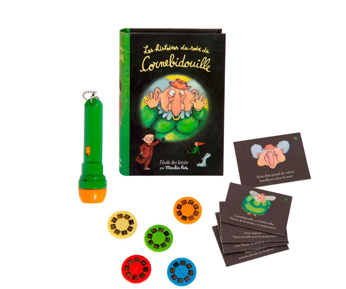 Libro Linterna Proyector de Historias Cornebidouille