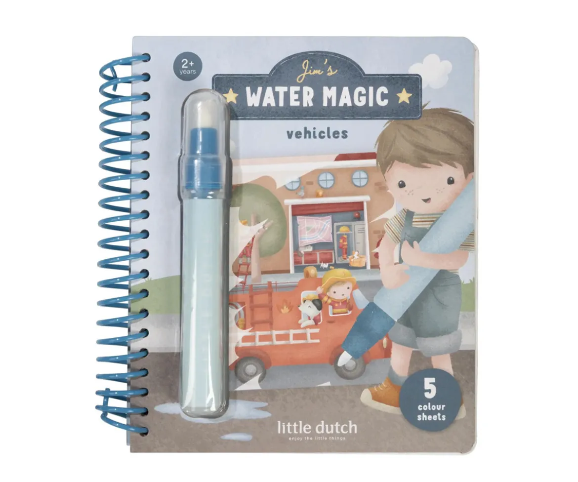 Libro Mágico Aqua para Colorear Jim Vehículos