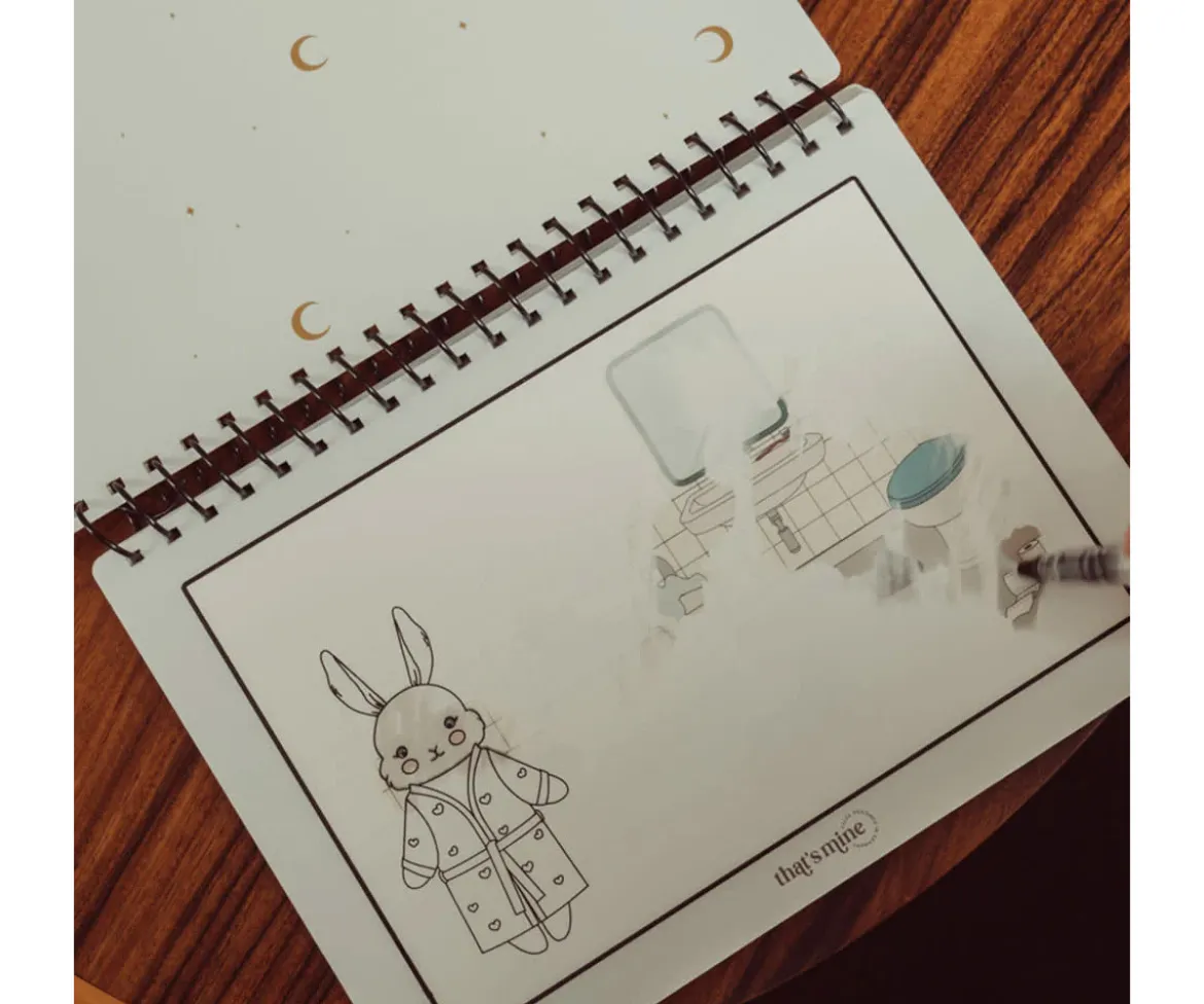 Libro Mágico para Colorear con Agua Tareas Cotidianas