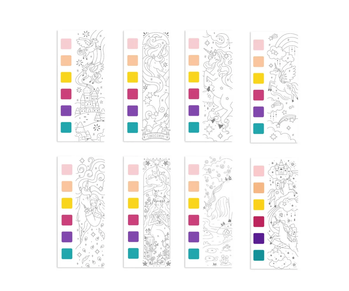 Libro para Colorear Acuarela Unicornio