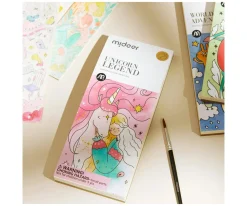 Libro para Colorear Acuarela Unicornio