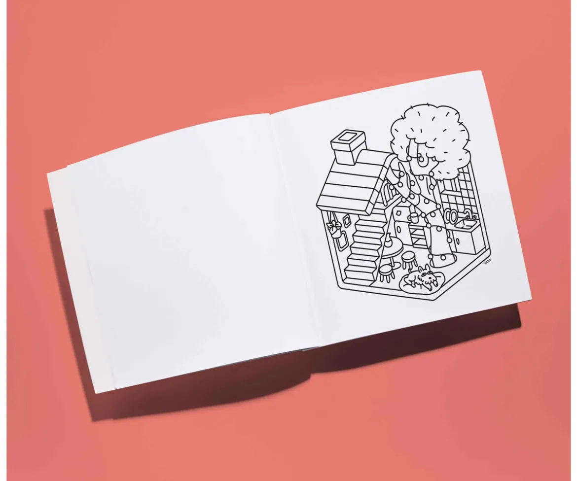 Libro para Colorear Cozy Art Food