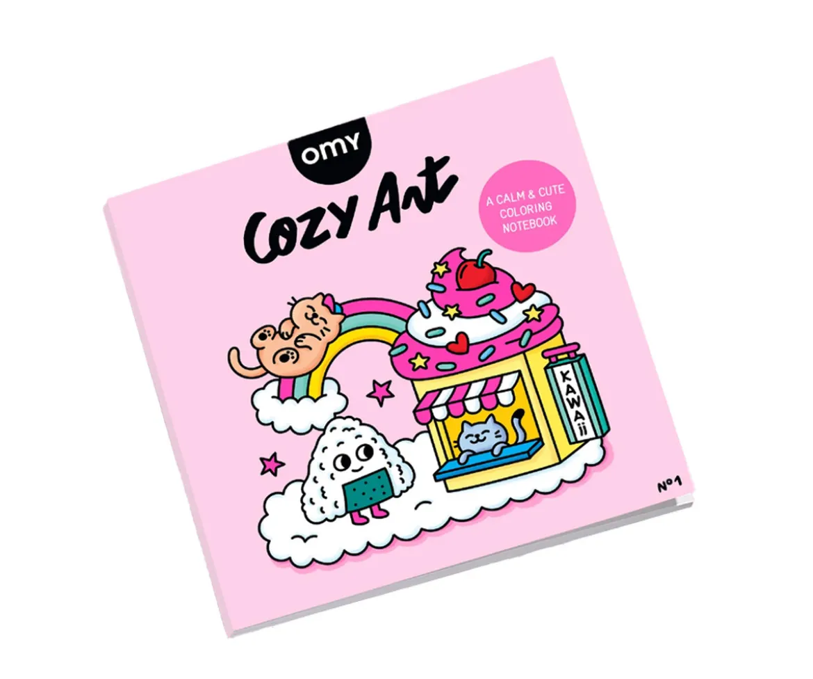 Libro para Colorear Cozy Art Kawai