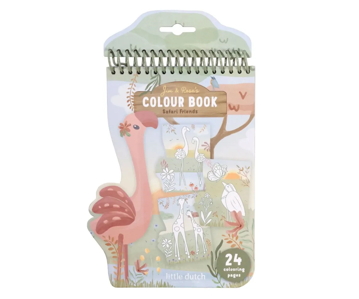 Libro para Colorear Flamenco Safari Friends
