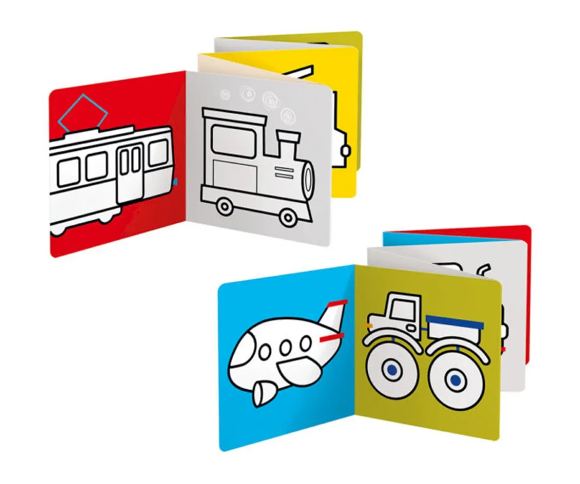Libro Para Colorear Looong Vehicles