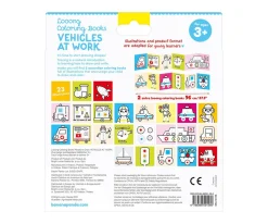 Libro Para Colorear Looong Vehicles at Work