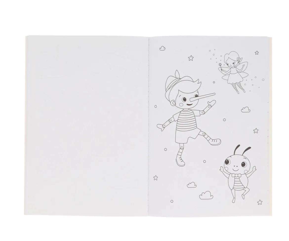 Libro para Colorear + Tubo de Lápices Pandas in Space