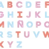 Llavero Metacrilato Letra Personalizable Color Mix