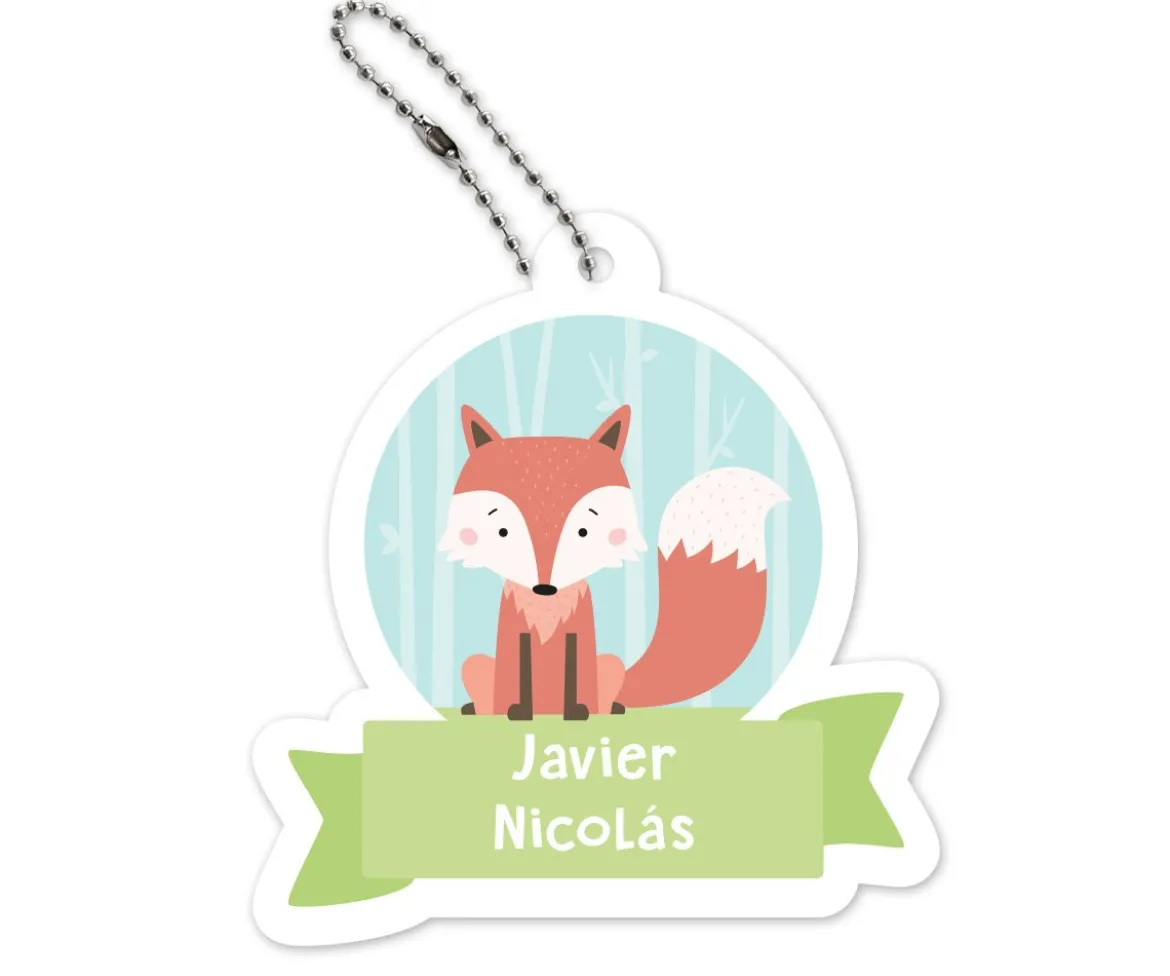 Llavero Mochila Animales del Bosque