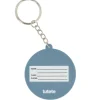 Llavero Silicona Personalizable Star Blue