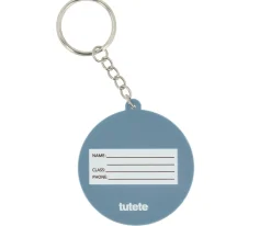 Llavero Silicona Personalizable Star Blue