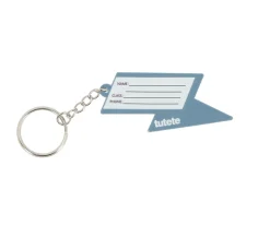 Llavero Silicona Personalizable Thunder Blue