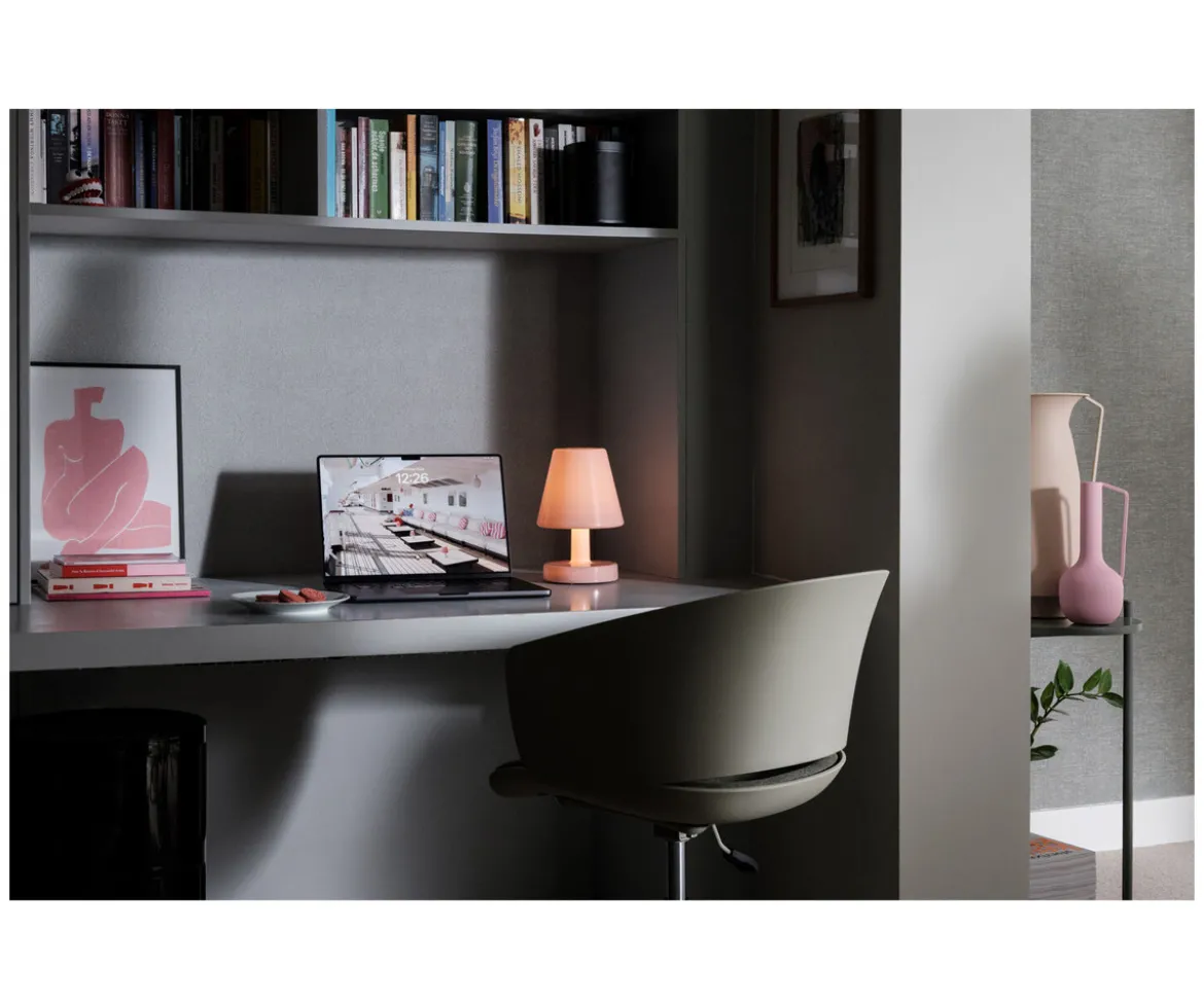 Lámpara de Mesa Edison The Ambiance Soft Pink