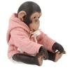 Lola La Chimpancé Reborn con Sudadera Rosa Palo