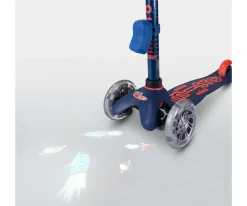 Luz Linterna Proyector Micro Floor Light Cohete para Patinetes