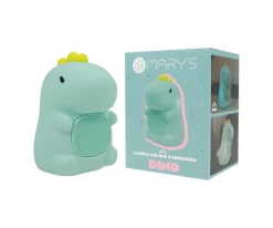 Luz Noctura Despertador LED Dino