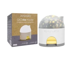Luz Nocturna GIOstar Casita con Caja de Música