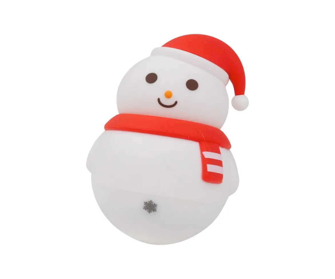 Luz Nocturna LED Muñeco de Nieve